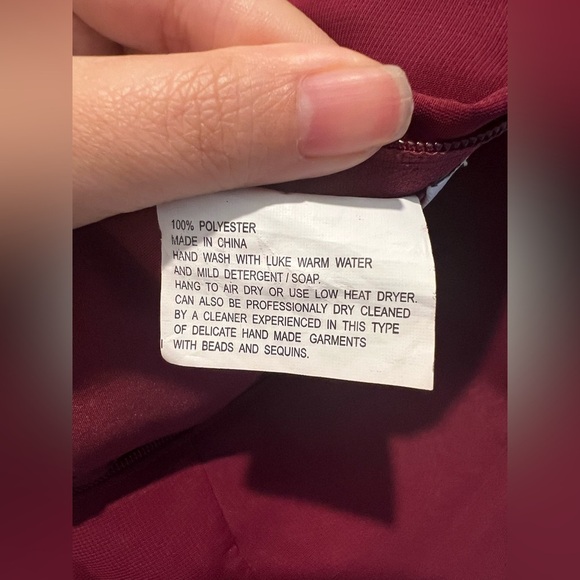 Jordan Sleeveless Purple Chiffon Gown Size 4 - Picture 11 of 12